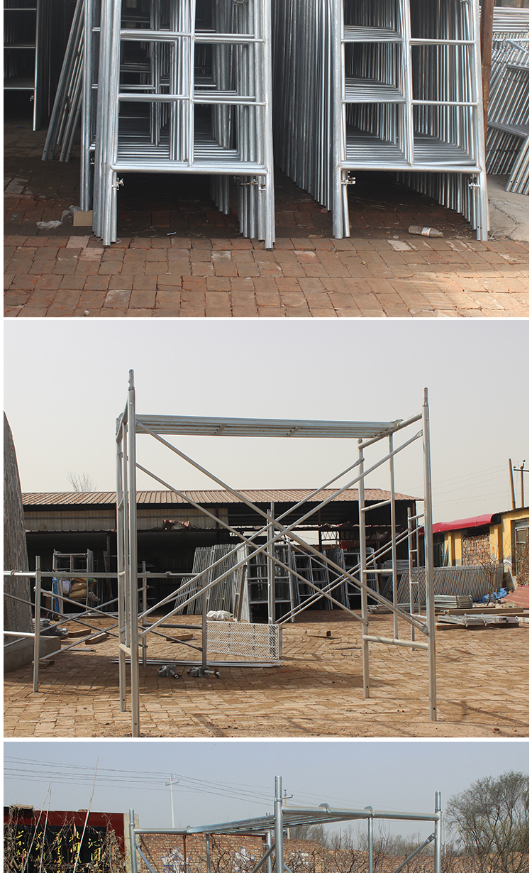 阁楼伸缩楼梯升降梯移动脚手架半架建筑用工地龙门架活动架子装修架