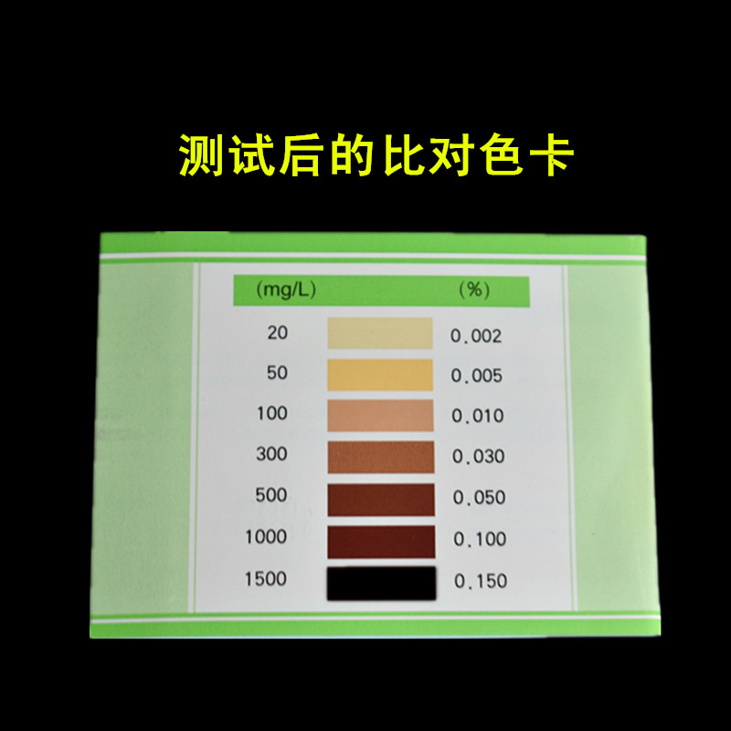 紫外线指示卡达标颜色图片