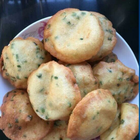 【精品】福州福清炸海蛎饼勺油饼勺铁勺炸饼不粘勺彩虹鸟 标准勺10cm