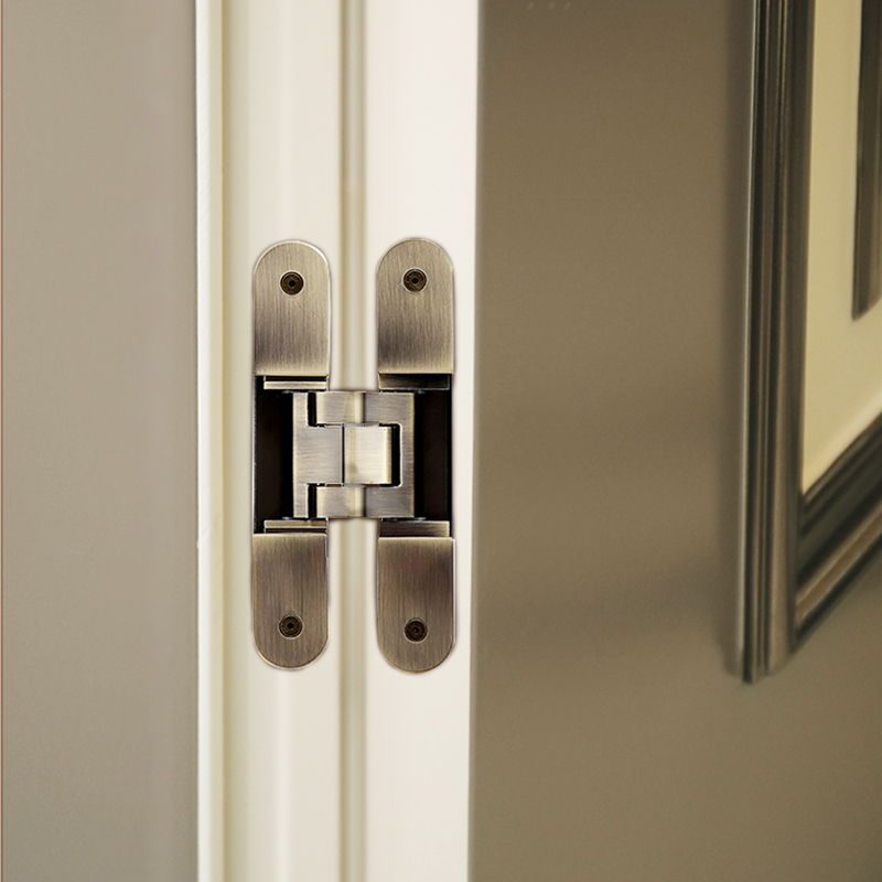 隐形门合页暗藏木门180度铰链房门重型门暗门内开五金折叠外开定制