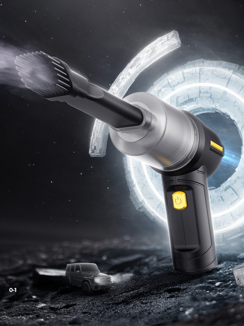 官方自营志高车载吸尘器迷你无线便捷手持充电大功率汽车内用家用两用