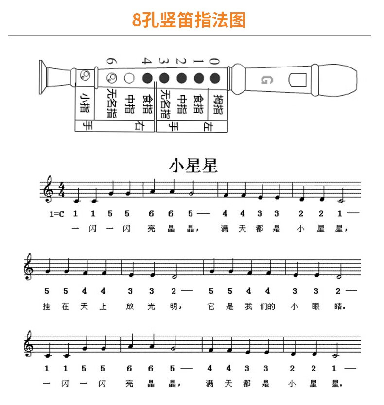 小蜜蜂左右手简谱图片