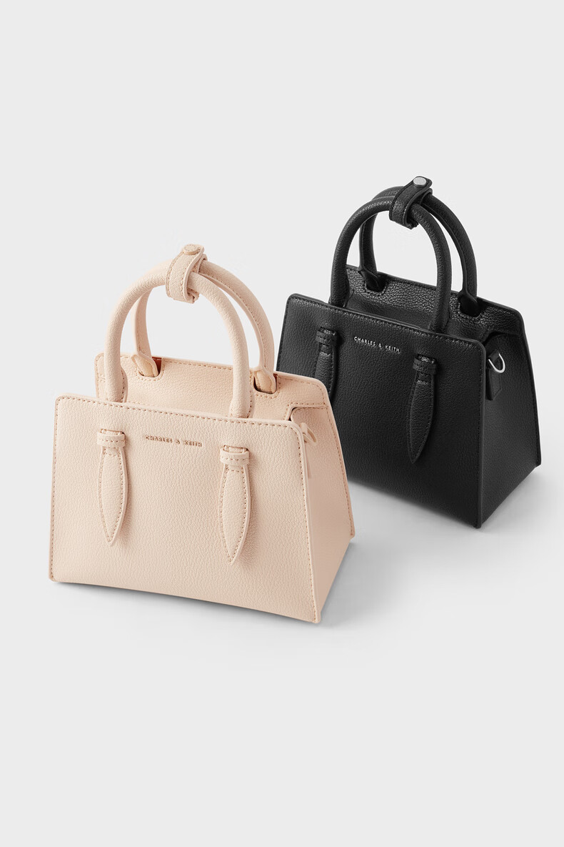 charleskeith2021秋冬ck250781362包包女包時尚帶手提斜挎包婚包nude