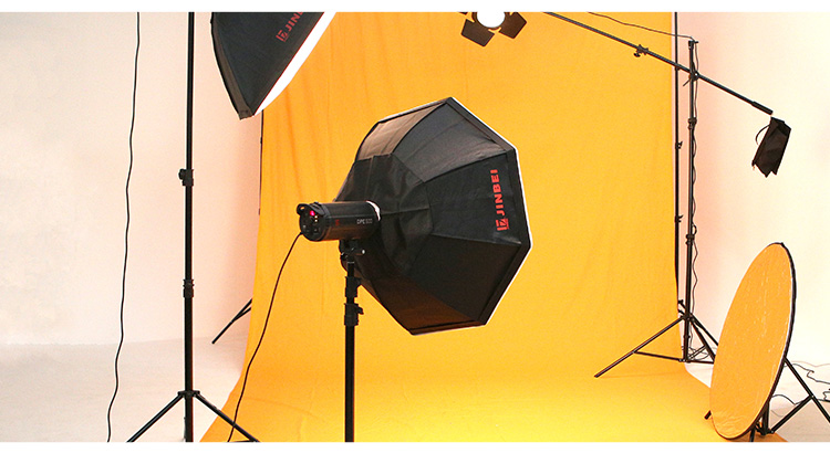 金贝m型八角圆形柔光箱摄影灯柔光罩闪光灯补光灯摄影棚拍摄附件通用