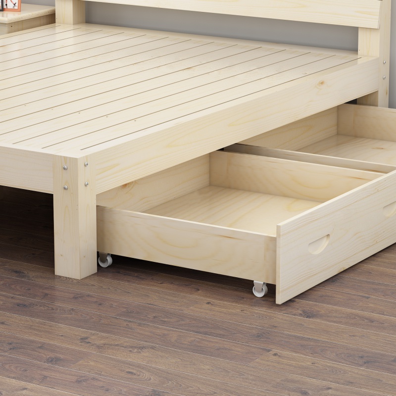 5米现代简约出租房单人床简易1.2m双人1.