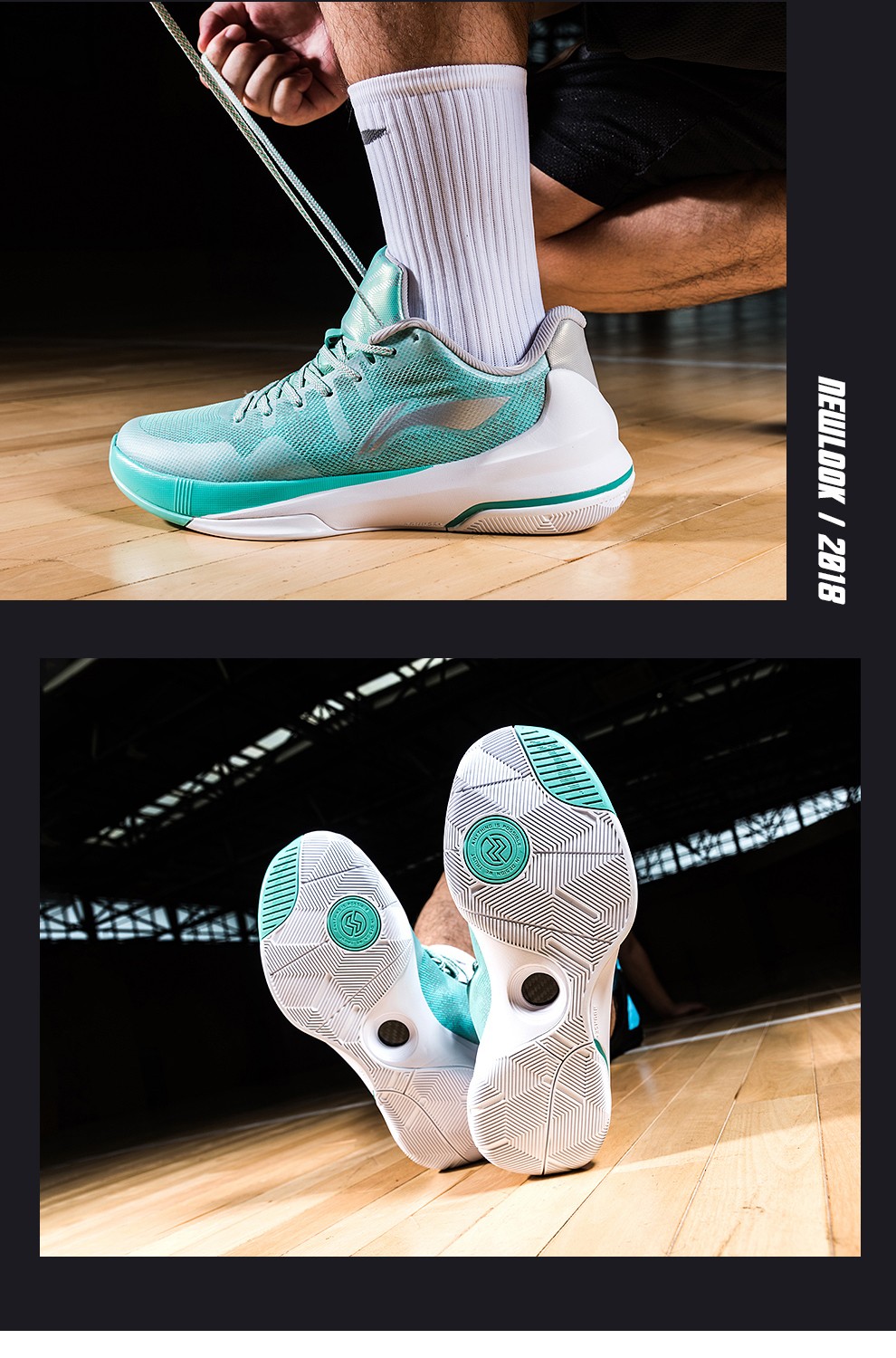 李宁篮球鞋男闪击3代专业比赛实战训练鞋cba战靴低帮透气缓震耐磨运动