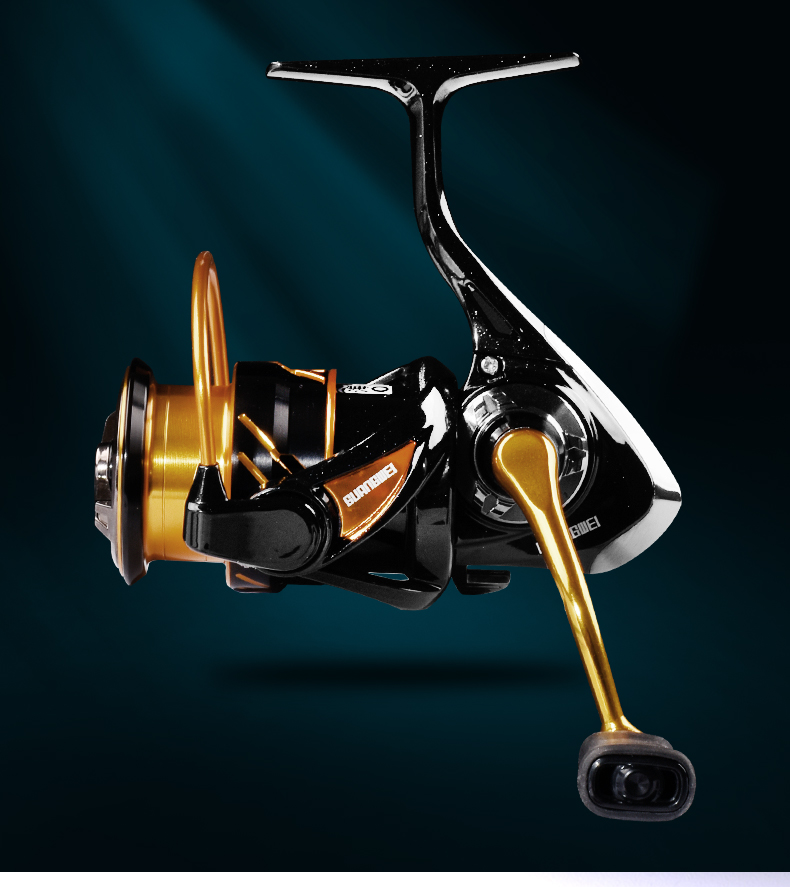 gw光威黑蜘蛛纺车轮8000型碳纤维超轻防海鱼线轮金属线杯渔轮路亚矶钓