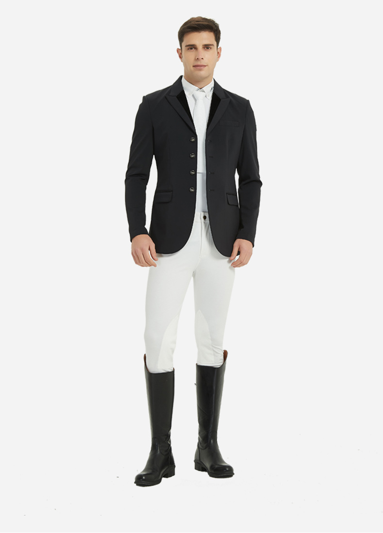 男款西装外套马术西装上衣外套专业比赛骑马服西服马术服骑士服黑色