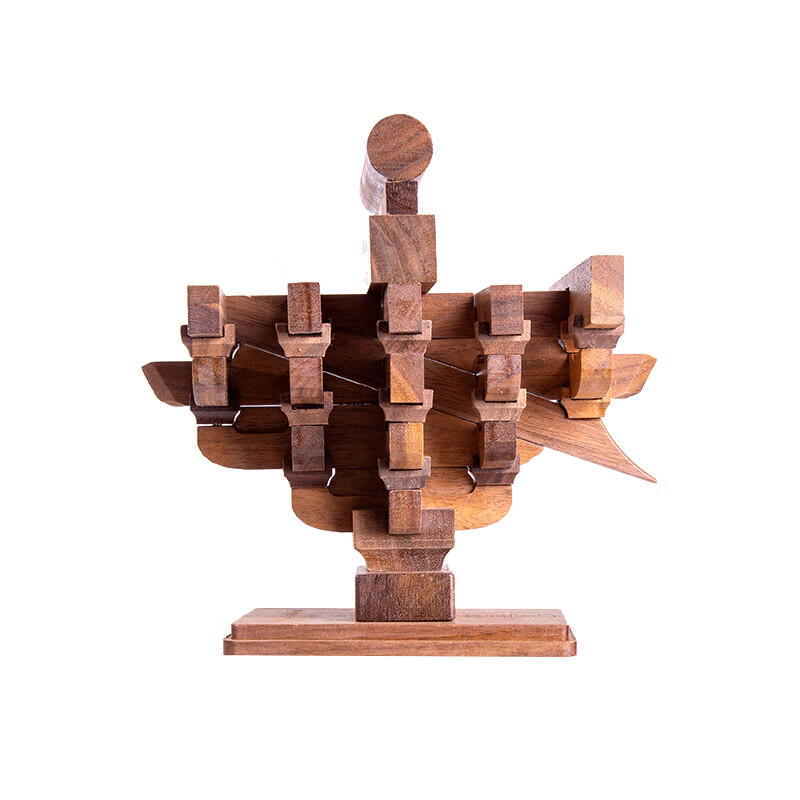 定制古建筑模型榫卯积木宋式四铺作补间斗拱斗栱教具实木 五铺作补间