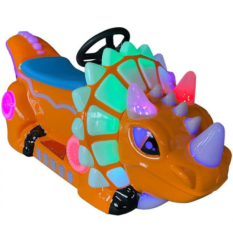 儿童广场玩具车摆摊户外 2021新款商场游乐车电动车双人碰碰车发光带