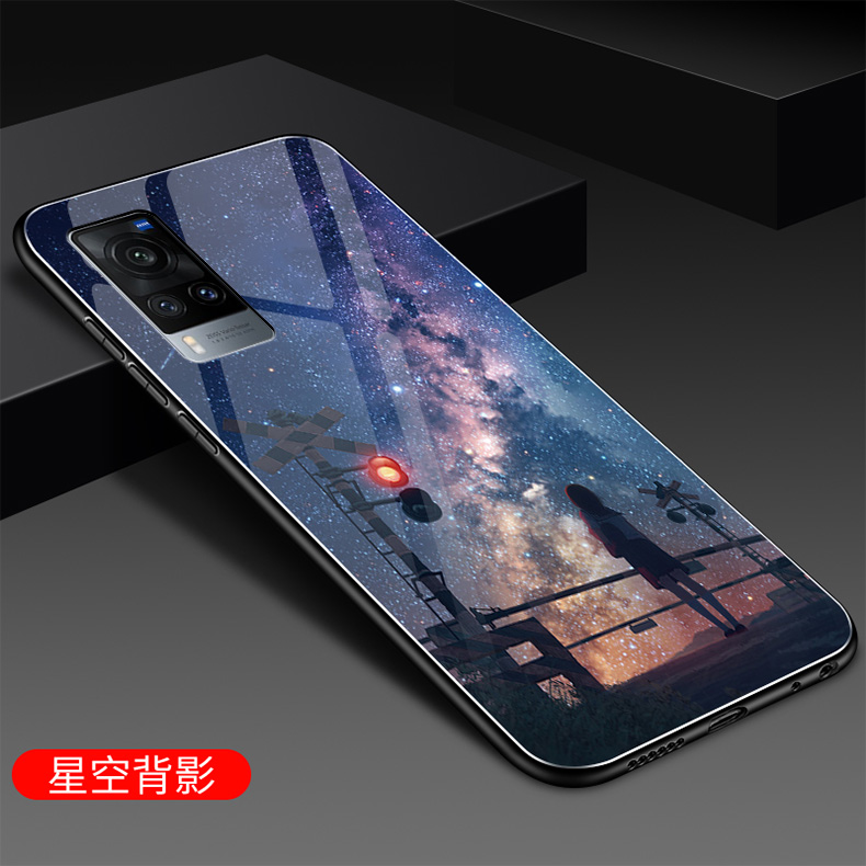 荧阙vivo x60手机壳玻璃5g硅胶vlv0x60pro保护套5g全包防摔x6opor情侣
