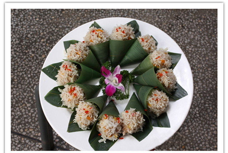 粽子叶真空新鲜竹叶料理摆盘装饰刺身装饰小粽叶烤肉店垫盘青竹叶 两