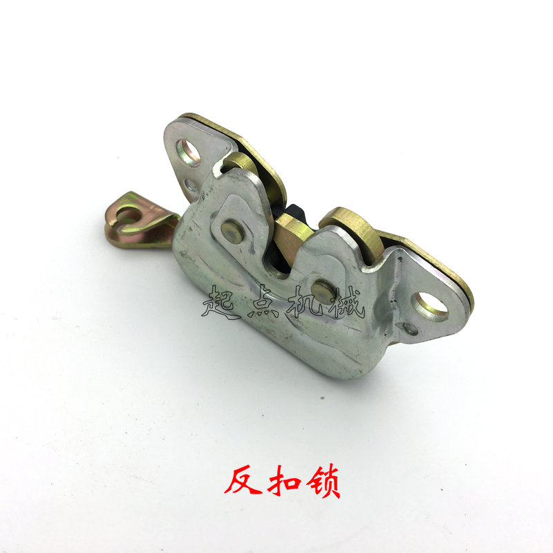 挖掘机配件日立70zax70ex60驾驶室门锁总成反扣锁外拉手锁芯块气动