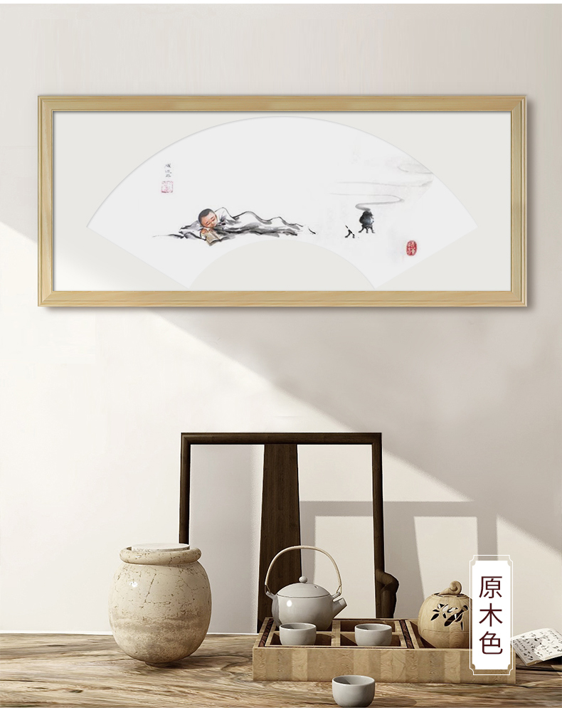 60国画相框书法字画空白框办公室挂墙客厅国画装裱装饰实木画框挂画