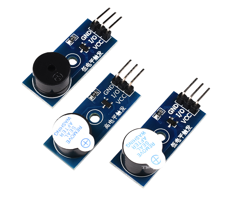 定制适用有源蜂鸣器模块无源发声传感器 高/低电平触发蜂鸣器控制板3.