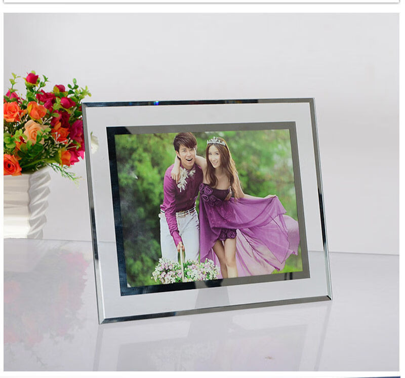 水晶玻璃相框摆台库里詹姆斯欧文周边球迷照片桌面摆件可定制 哈登b