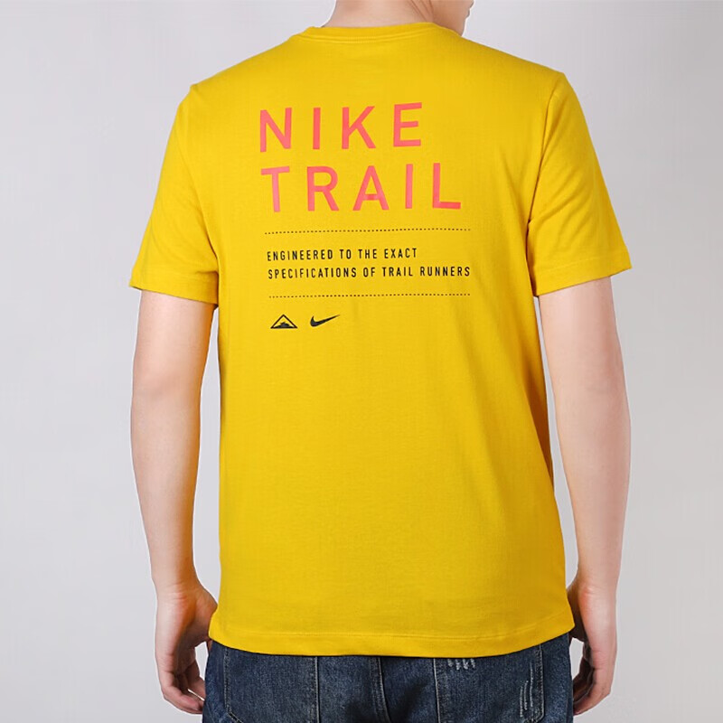 nike耐克男装 跑步训练健身运动服半袖体恤透气休闲圆领短袖t恤衫ct
