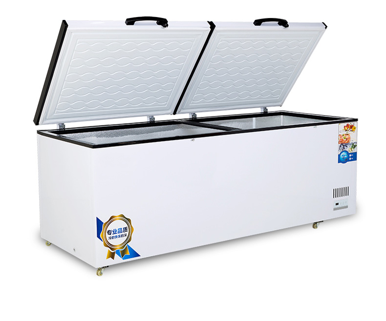 冰柜商用大容量节能速冻冷柜冷藏冷冻柜卧式冰箱双温保鲜柜两用锵帝