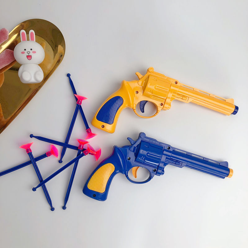 儿童玩具枪男女孩手弹软弹双枪竞技发射安全吸盘户外3-14岁 2左轮 15