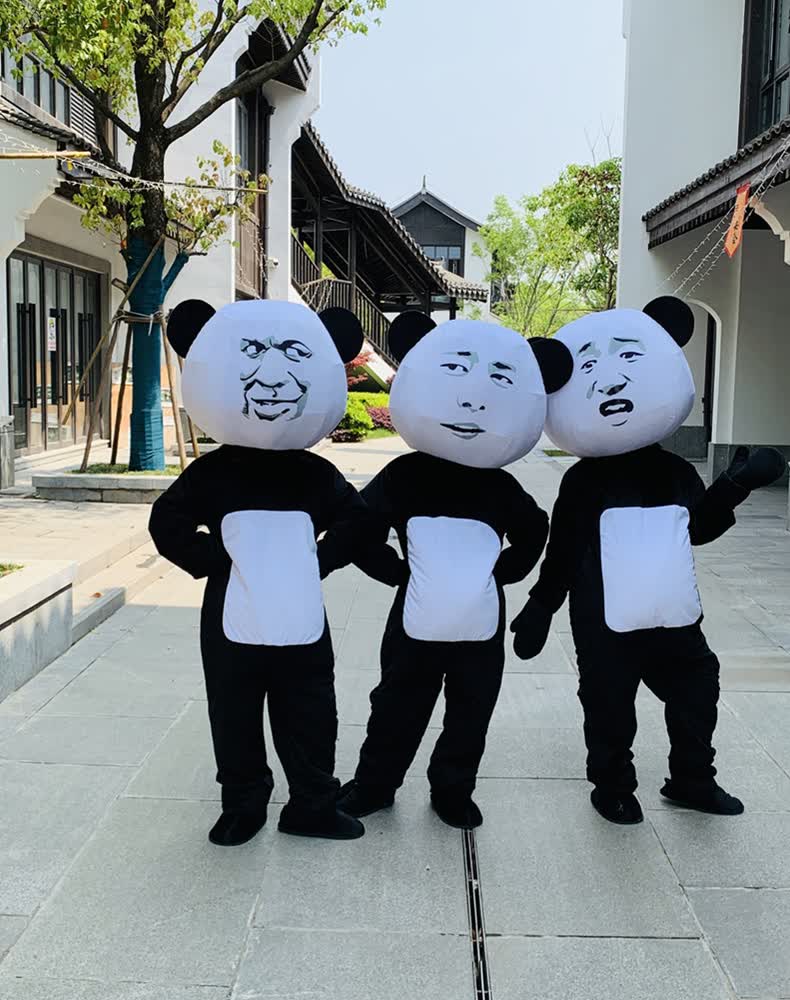 (现货速发)玩偶服 网红熊卡通人偶服装人穿搞笑魔性表情包玩偶套装发