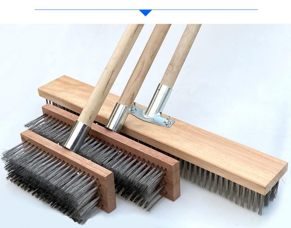 钢丝刷地板刷水泥地户外水池去青苔院子硬毛钢刷子 20