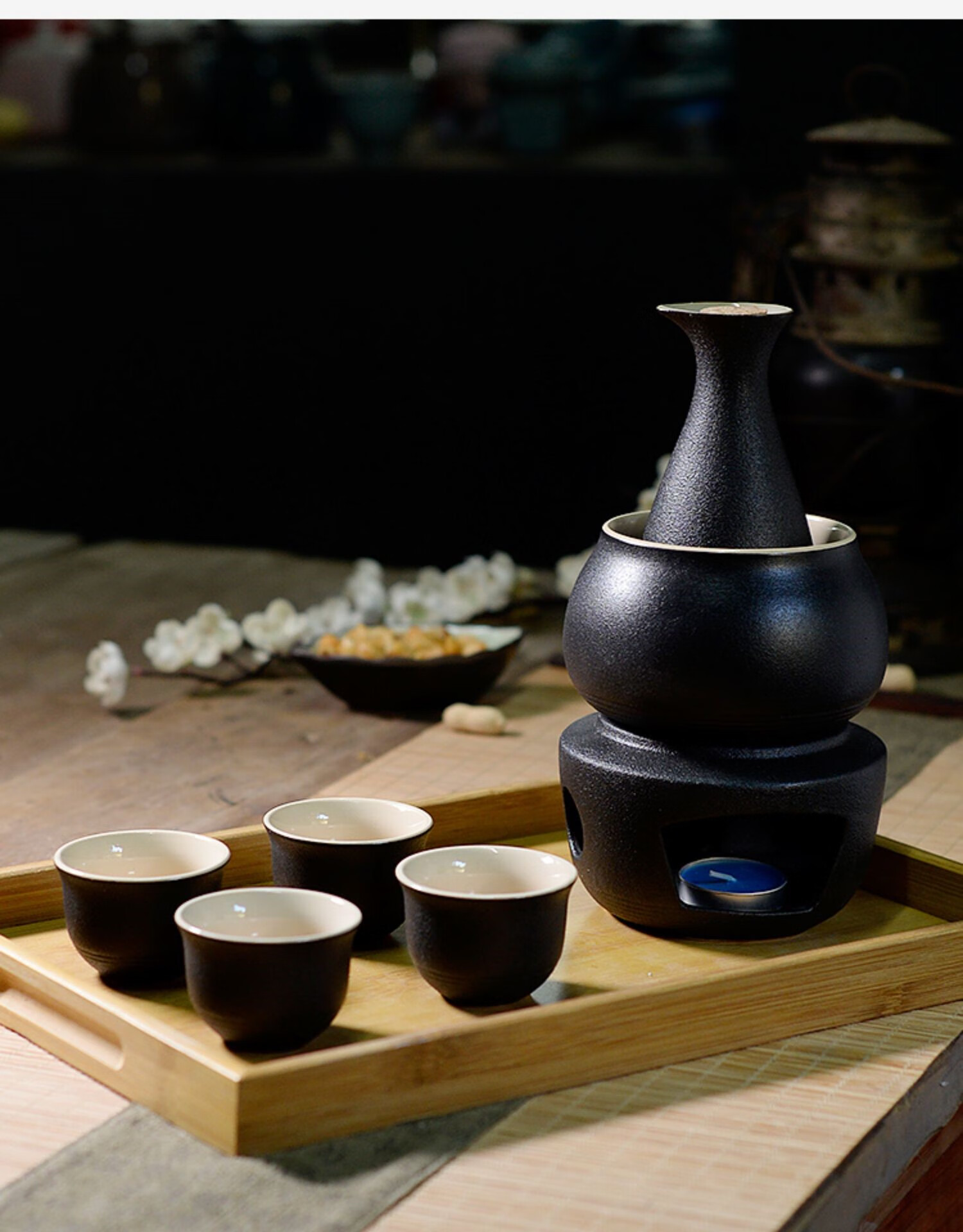 煮酒器 温酒壶烫酒壶 家用老式温酒具黄酒家用煮酒器白酒烫酒壶中式