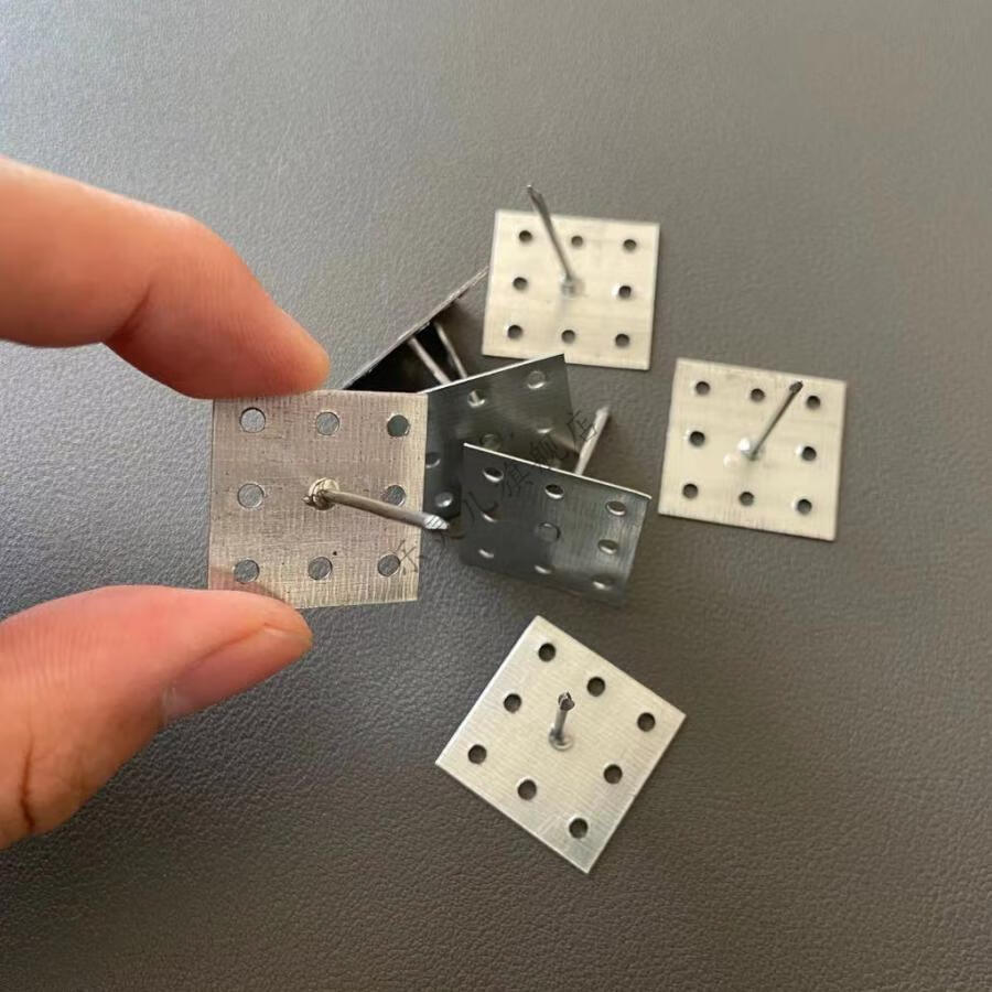 铝制保温钉挂片工地建筑内外墙面抹灰网固定钢丝网铁丝网挂钩铁网铝制