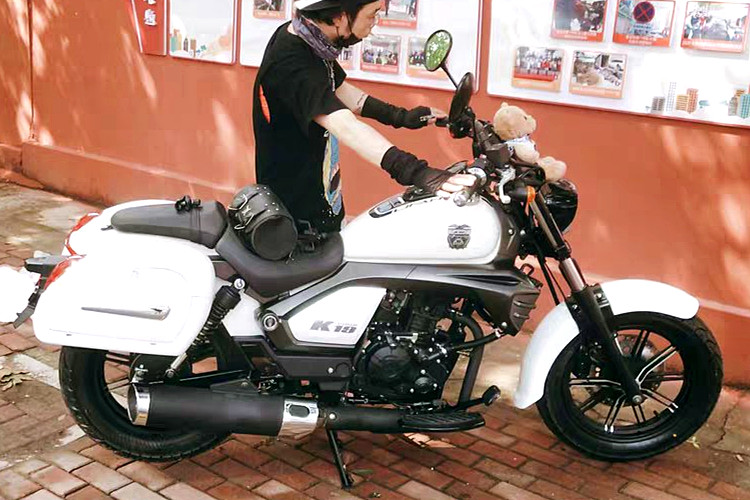 适用于力帆太子摩托车k19/v16 /150-14p改装后靠背货架尾架边箱边包