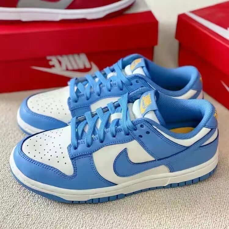 莆田纯原dunk低帮板鞋黑白熊猫运动休闲男鞋鞋时尚百搭鞋 蒂芙尼蓝