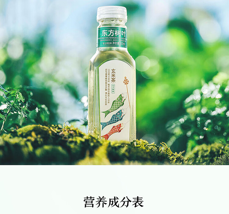 东方树叶 玄米茶复合茶饮料 清新解腻【沃尔玛】 500ml