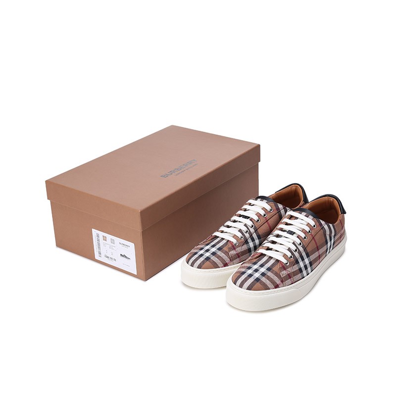 男鞋 博柏利/巴宝莉 burberry 男款织物系带休闲运动鞋板鞋 80481561