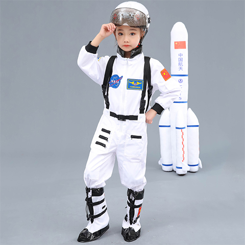 同款宇航服太空服儿童儿童节日宇航员空太空航天员航空服毕业演出表演