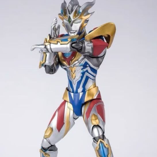 万代(bandai)shf泽塔奥特曼同款act魂限定超可动德尔塔天爪终形态 千