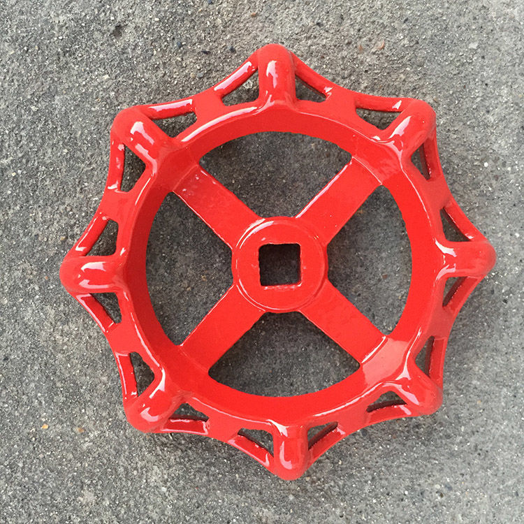 普欣ppr截止阀手轮6乘6阀轮方孔7乘7转盘塑料abs开关铸铁铁皮手轮蓝色