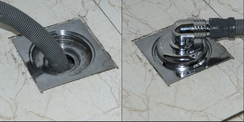 机洗手盆两用双用排水管厨房洗菜盆下水管防溢水全密封地漏盖通用款