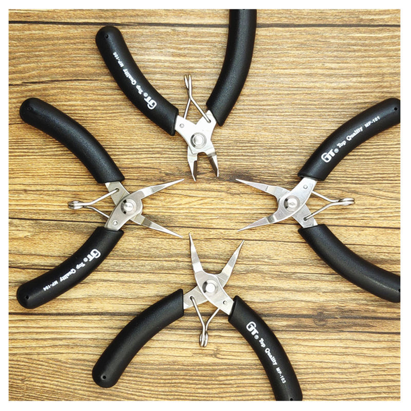 定制适用推荐台湾gt一套5把diy珠宝首饰手工串珠绕线尖嘴钳圆弯嘴套装