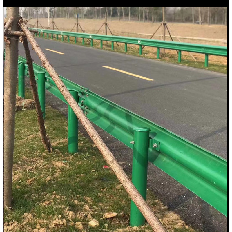 梦萧 波形护栏板公路波形护栏高速护栏防撞乡村道路护栏热镀锌喷塑