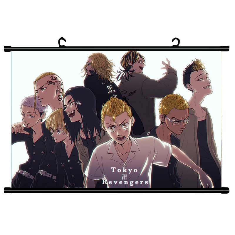 刻沫东京复仇者动漫海报挂画武小道麦奇龙坚橘日向二次元周边定制卧室