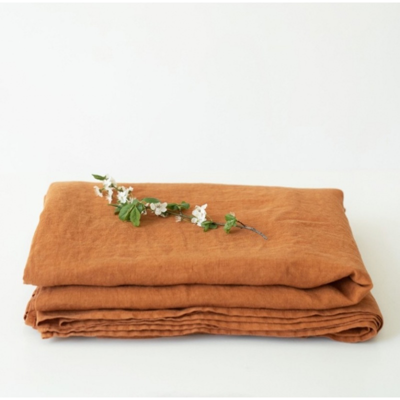 亚麻床单纯亚麻 法国纤维水洗纯亚麻床单麻布床上用品舒适透气可定制