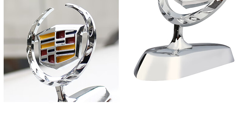 适用于凯迪拉克立标车标ct5/6 atsl xts xt4 xt5/6改装饰机盖引擎盖立