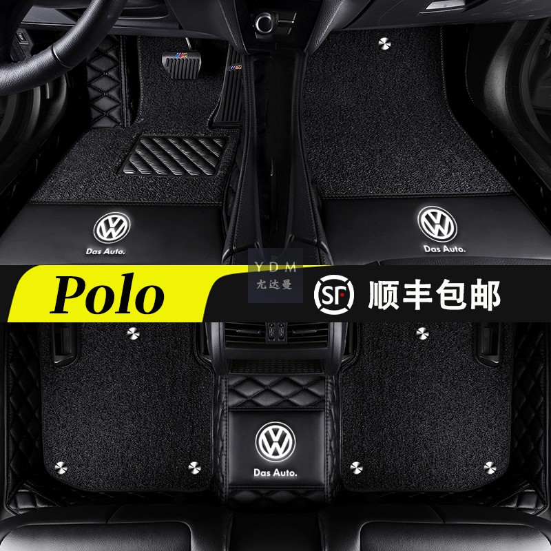 2019/2020款適用於大眾polo汽車腳墊 plus1.