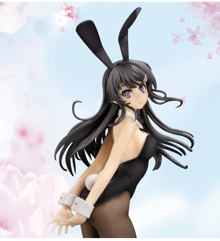 漫翔樱岛麻衣手办动漫青春猪头少年不会梦到兔女郎学姐机箱摆件污手办