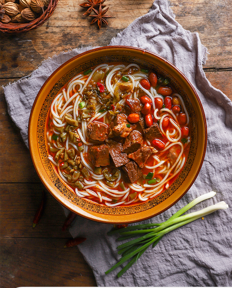 牛肉粉鹰潭南站牛肉粉江西泡粉肥肠汤粉速食夜宵上饶米粉铅山烫粉