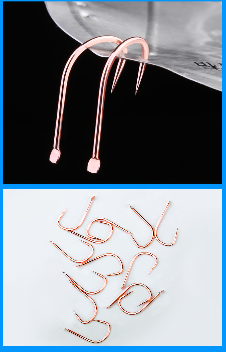 新改良钛合金新关东鱼钩散装日本进口无倒刺细条钓鱼勾钩子新关东赤焰