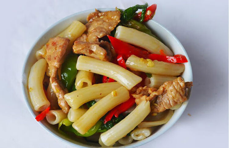 江西空心粉赣州会昌特产米粉炒煮拌空心通心粉早餐 细空心粉 1斤装(约