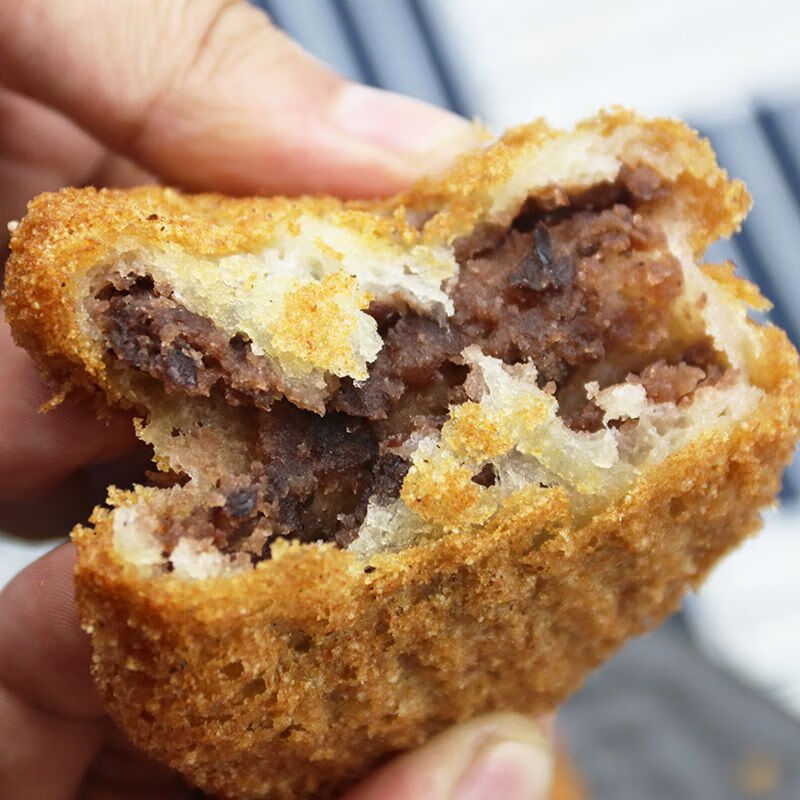 尹胖子油炸糕哈尔滨糖油果子豆沙馅半成品东北特产红小豆年糕 油炸糕