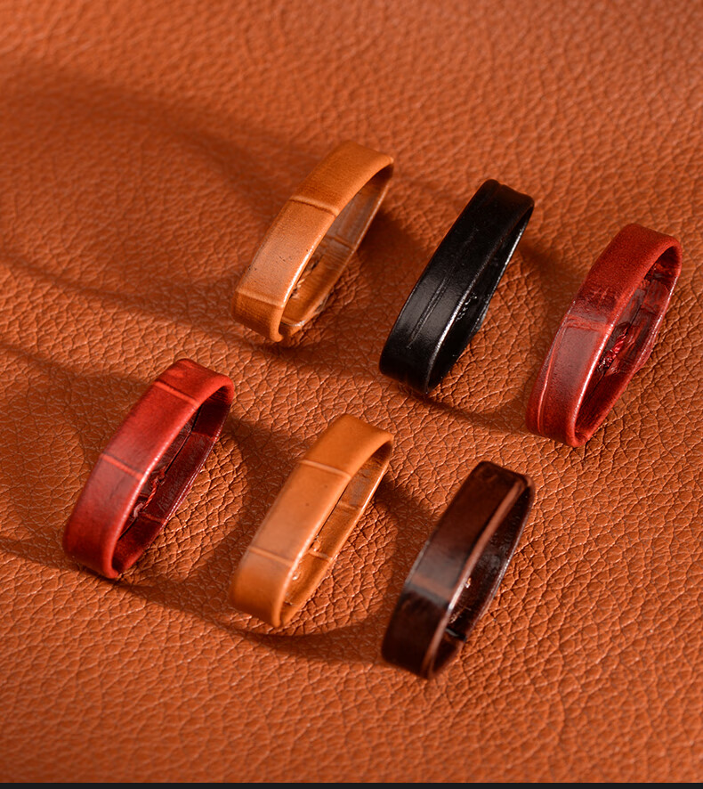 牧后适用华为荣耀手表表带真皮活动圈表带卡扣扣环活动圈活动环皮圈