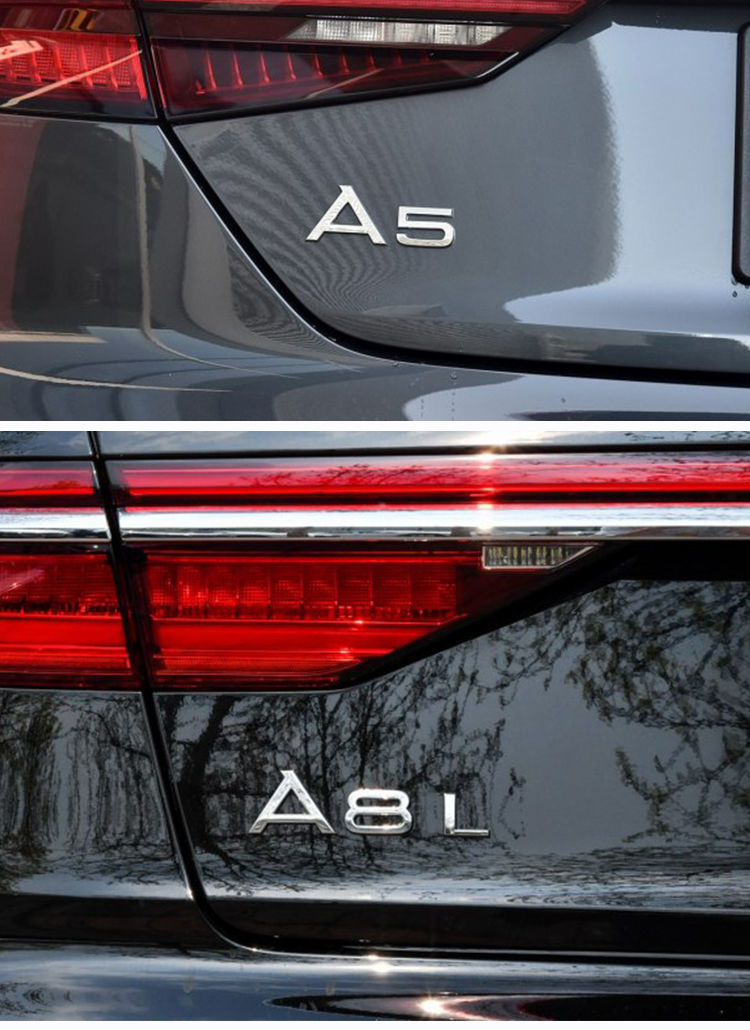 奥迪audi排量车尾标a3/a6l/a4l/a8l/q3/q5/q7/3.