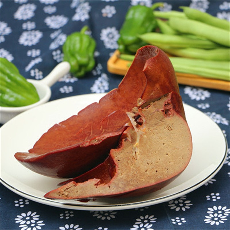 熟猪肝 新鲜现卤猪肝 下酒凉菜小吃 猪肚猪肠 酱猪肝睿展 1kg(2斤)【