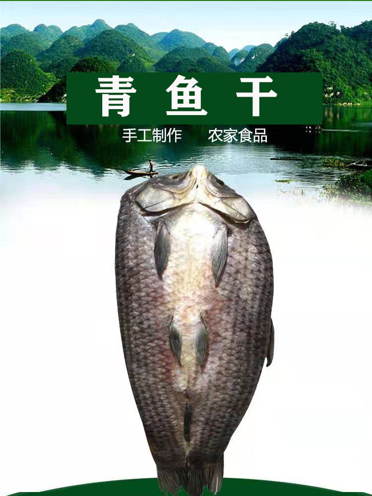 百真汇baizh螺蛳青鱼干特产咸鱼干干货鱼干自制风干咸鱼整条干鱼腊鱼